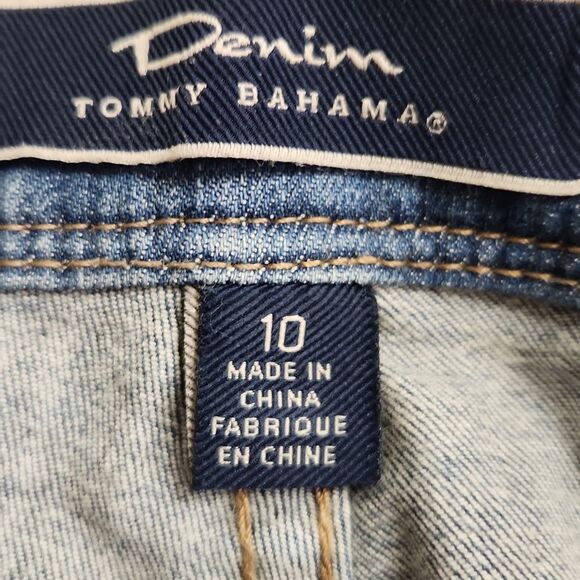Tommy Bahama Clam Digger Denim Jean Shorts 10 - Picture 5 of 6